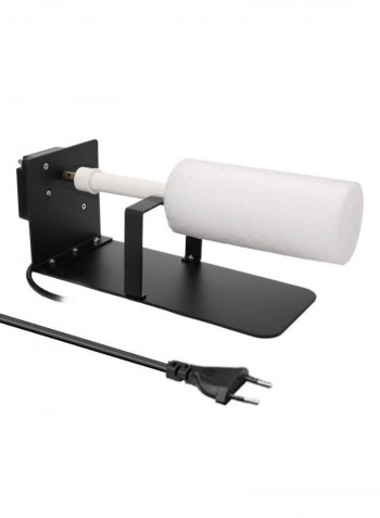 Cup Turner With Rotisserie Motor White/Black 30.2 x 7.8 x 14.8centimeter