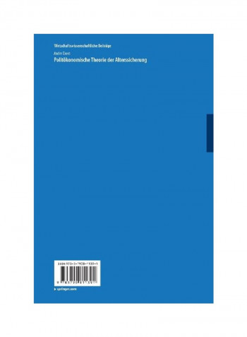Politökonomische Theorie Der Alterssicherung Paperback