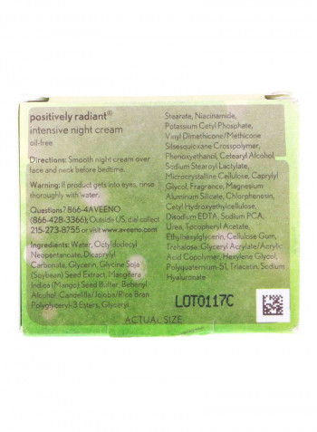 Positively Radiant Intensive Night Cream 1.7ounce