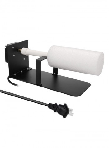 Cup Turner With Rotisserie Motor White/Black 30.2 x 7.8 x 14.8centimeter