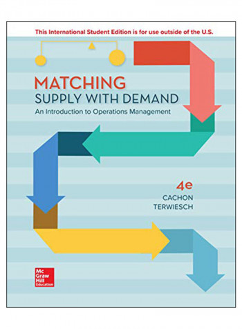Matching Supply W/ Demand, 4th Edition Paperback