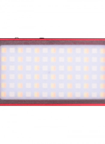 Zifon RGB Pocket LED Video Light Panel Built-in Battery Red