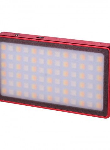 Zifon RGB Pocket LED Video Light Panel Built-in Battery Red