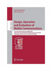 Design, Operation and Evaluation of Mobile Communications Paperback English by Gavriel Salvendy