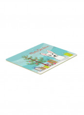 Christmas Tree And Westie Kitchen/Bath Mat Multicolour 11 x 14inch