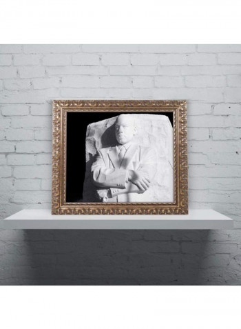 Mlk Memorial Wall Art White 11 x 14inch