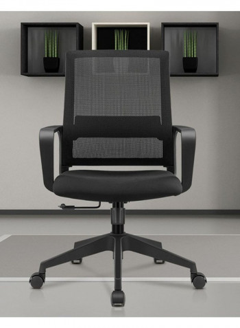 Office Desk Chair Black 58x50x104centimeter