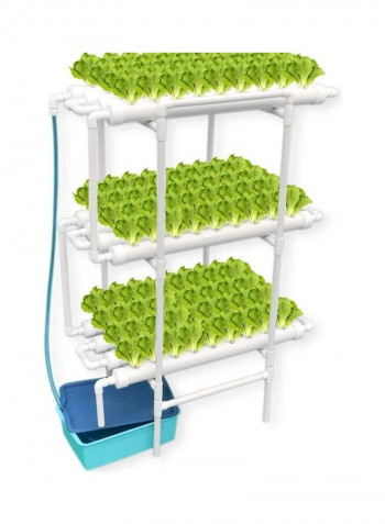 Vegetable Frame Kit Pipe Bracket Equipment Hydroponics System White