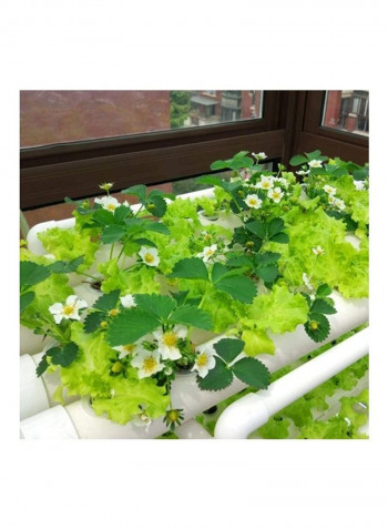 Vegetable Frame Kit Pipe Bracket Equipment Hydroponics System White