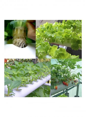 Vegetable Frame Kit Pipe Bracket Equipment Hydroponics System White