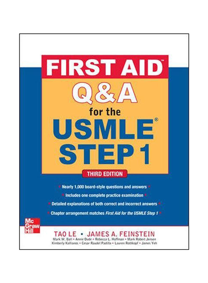 First Aid Q And A For The USMLE Step 1 Paperback 3