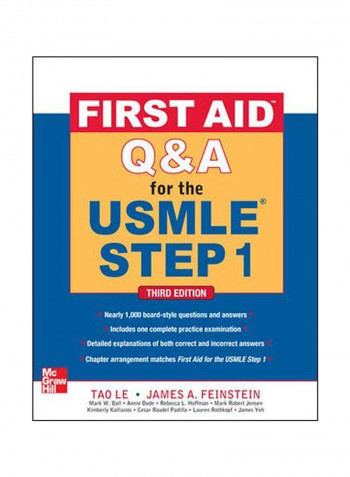 First Aid Q And A For The USMLE Step 1 Paperback 3