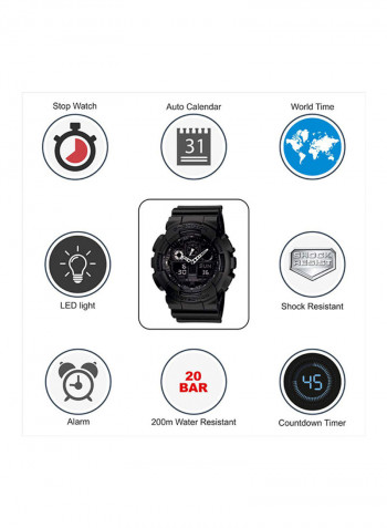 Men's Analog/Digital Quartz Watch GA-100-1A1DRR