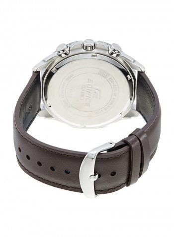 Men's Leather Chronograph Wrist Watch EFR-539L-7AVUDF