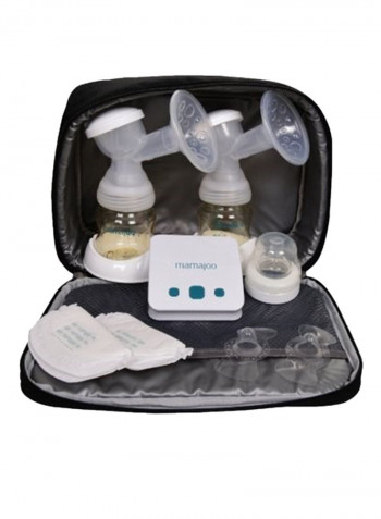 Electronic USB Double Breast Pump And Breastfeeding Set