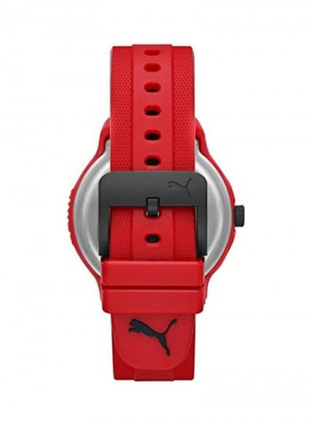 Men's Analog Wrist Watch with Polyurethane Strap