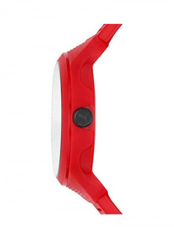 Men's Analog Wrist Watch with Polyurethane Strap