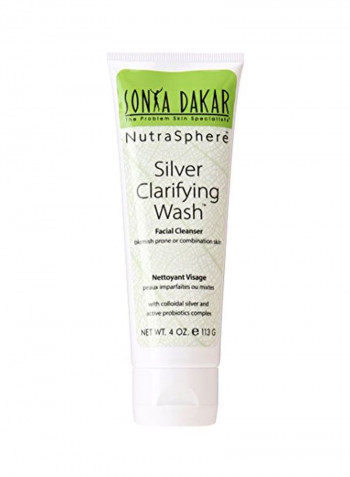 Silver Clarifying Face Wash 4ounce