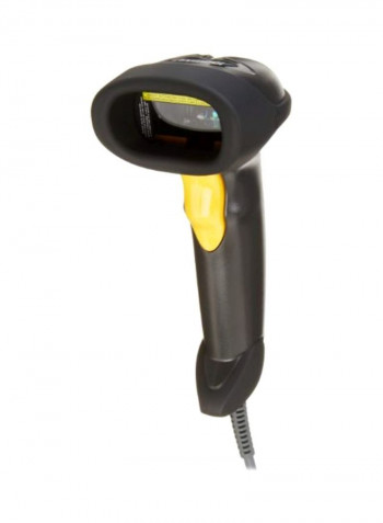 Handheld Bi-Directional Laser Barcode Scanner Black/Yellow