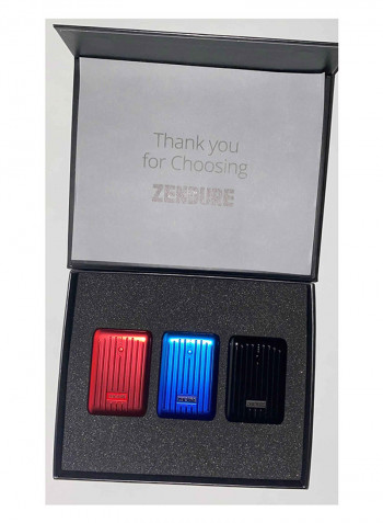 3 Super Mini External PD Technology Power Bank Red/Blue/Black