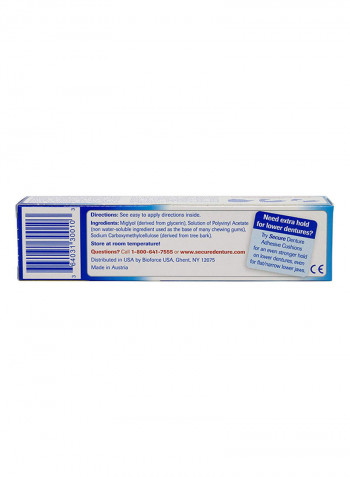 Pack Of 8 Waterproof Denture Adhesive Toothpaste 8 x 1.4ounce