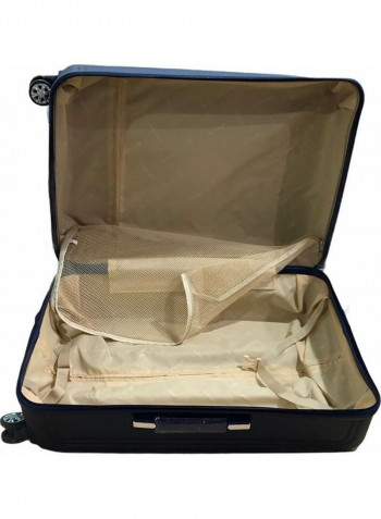 4-Piece Luggage Trolley Set Blue