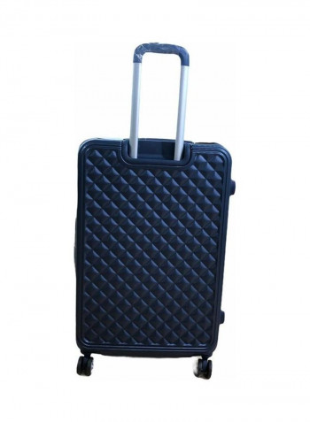 4-Piece Luggage Trolley Set Blue