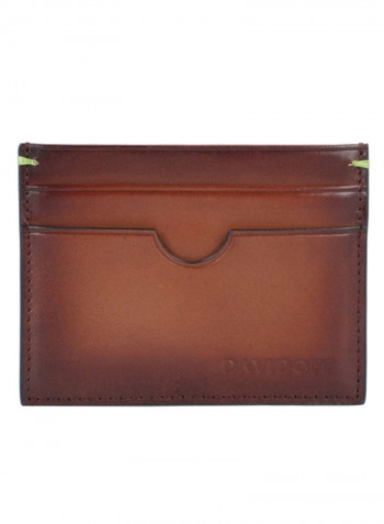Venice Collection Card Holder Brown
