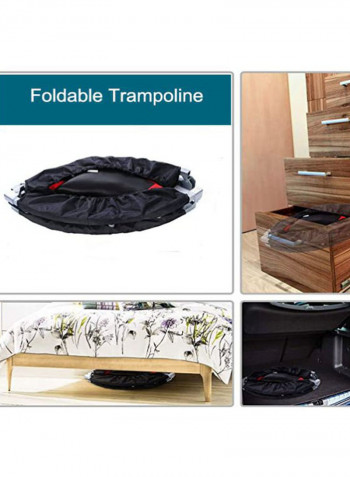 Foldable Exercise Trampoline 48x26cm