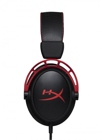 HyperX Cloud Alpha Over-Ear Gaming Headset For PS4/PS5/XOne/XSeries/NSwitch/PC Red/Black