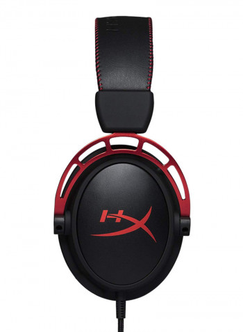 HyperX Cloud Alpha Over-Ear Gaming Headset For PS4/PS5/XOne/XSeries/NSwitch/PC Red/Black