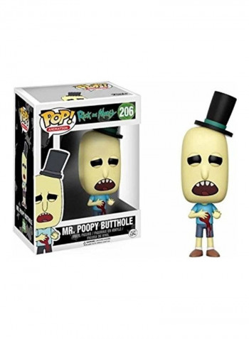 Mr. Poopy Butthole Gunshot Wound Vinyl Figure 4 x 5inch