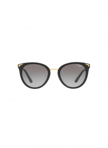 Women's Round Frame Sunglasses - Lens Size: 54 mm