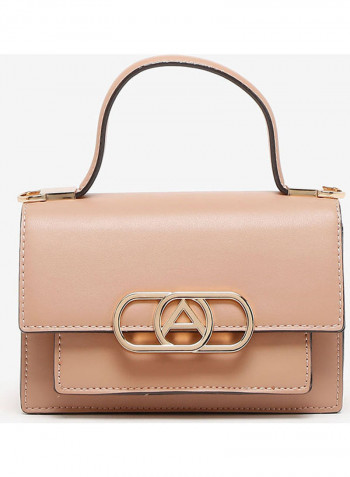 Ybaowiel Top Handle Handbag Beige