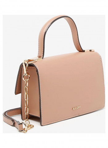 Ybaowiel Top Handle Handbag Beige