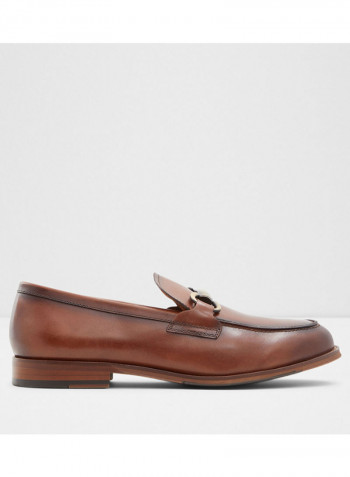 حذاء لوفر من الجلد Brown