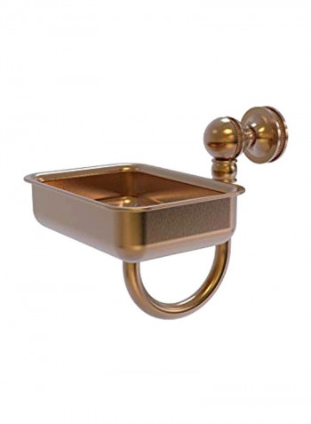 Mambo Collection Wall Mounted Soap Dish Brushed Bronze