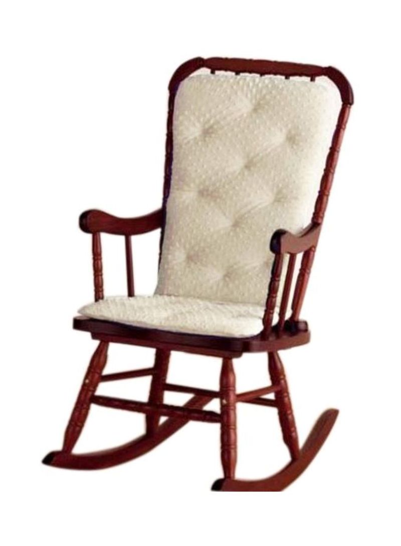 Rocking Chair Cushion Pad Set Ivory