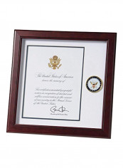 Wooden Certificate Frame Red 8x10inch