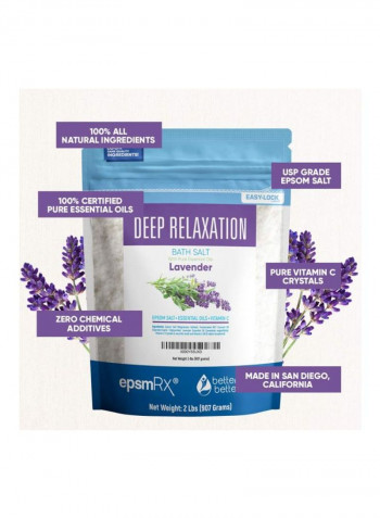 Deep Relaxation Lavender Bath Salt 32ounce