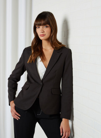 Solid Blazer Black