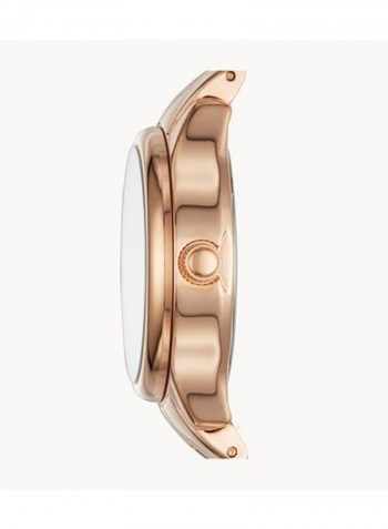 Women's Modern Sophisticate Three-Hand Two-Tone Stainless Steel Strap Wrist Watch BQ1571