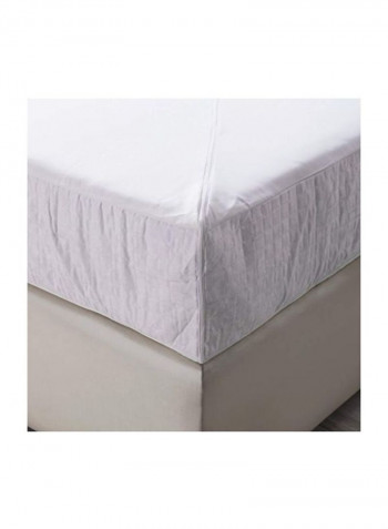 Polyester Mattress Encasement Polyester White 80x60x9inch