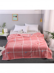 Flannel Thick Blanket Pink