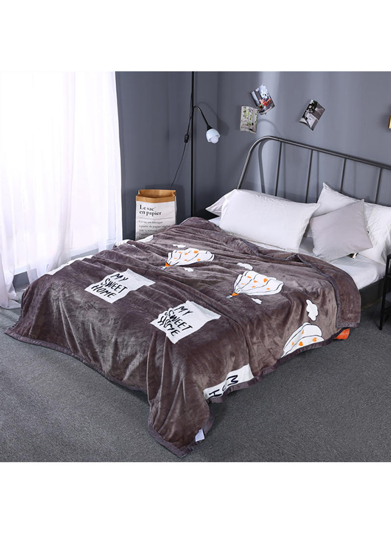 Modern Fresh Home Flannel Thickened Blanket Cotton Multicolour 180x230centimeter