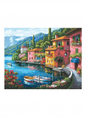 Counted Cross Stitch Kit Pink/Orange/Green reviews Counted Cross Stitch Kit Pink/Orange/Green