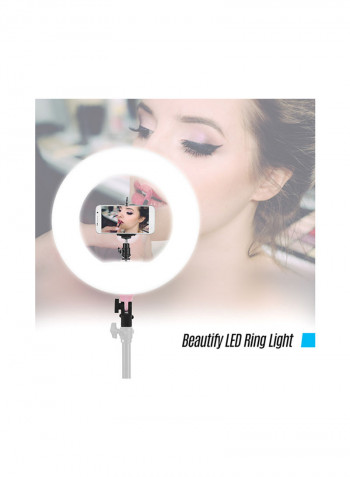 Dimmable LED Ring Light 38watts Pink