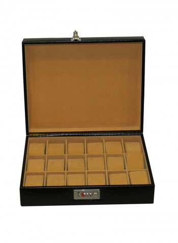 Laveri Genuine Leather Desiger 18 Watch Box