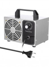 Portable Ozonator Air Filter Purifier Fan 55-EU Silver/Black