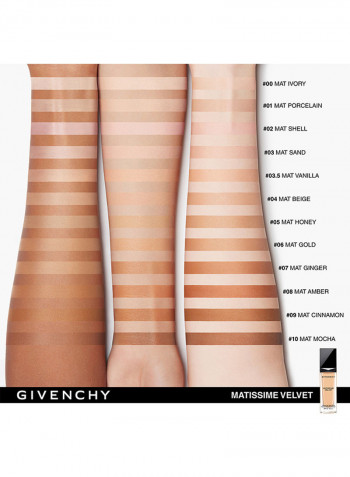 Matissime Velvet Radiant Foundation Liquid SPF 20 PA+++ 02 Mat Shell